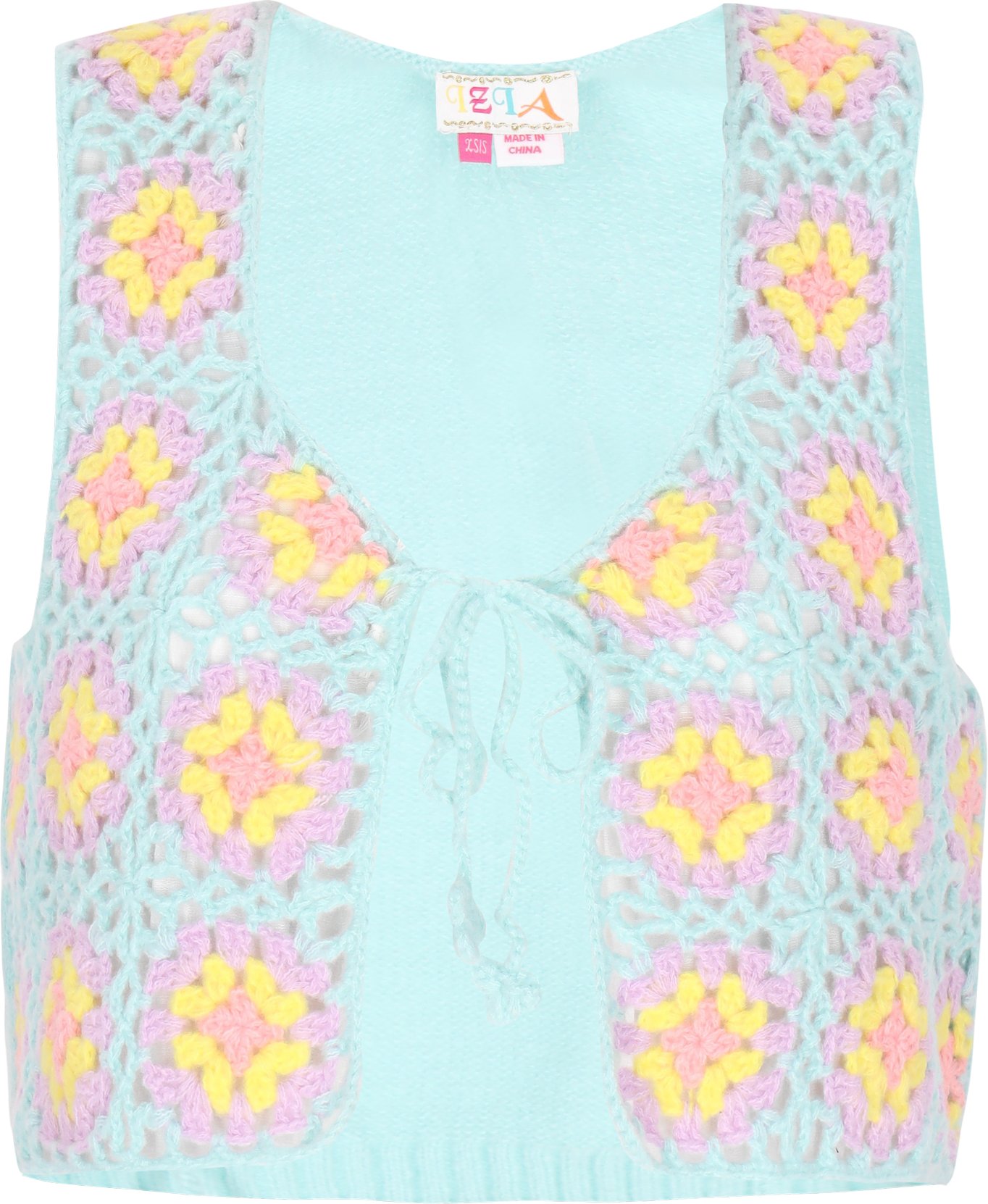 IZIA Weste Frauen türkis mehrfarbig