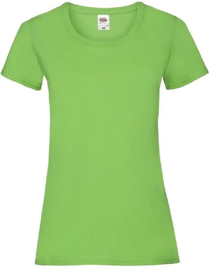 Fruit Of The Loom - T-Shirts mit kurzen Ärmeln - Damen (Hellgrün)