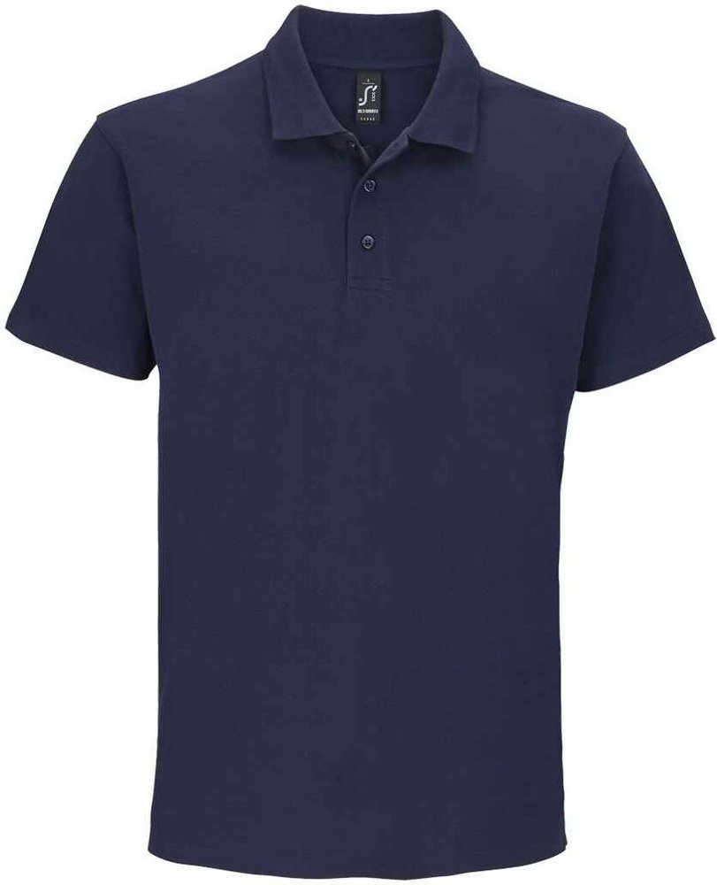 SOLS Herren Summer II Pique Polo-Shirt, Kurzarm (Dunkelblau)