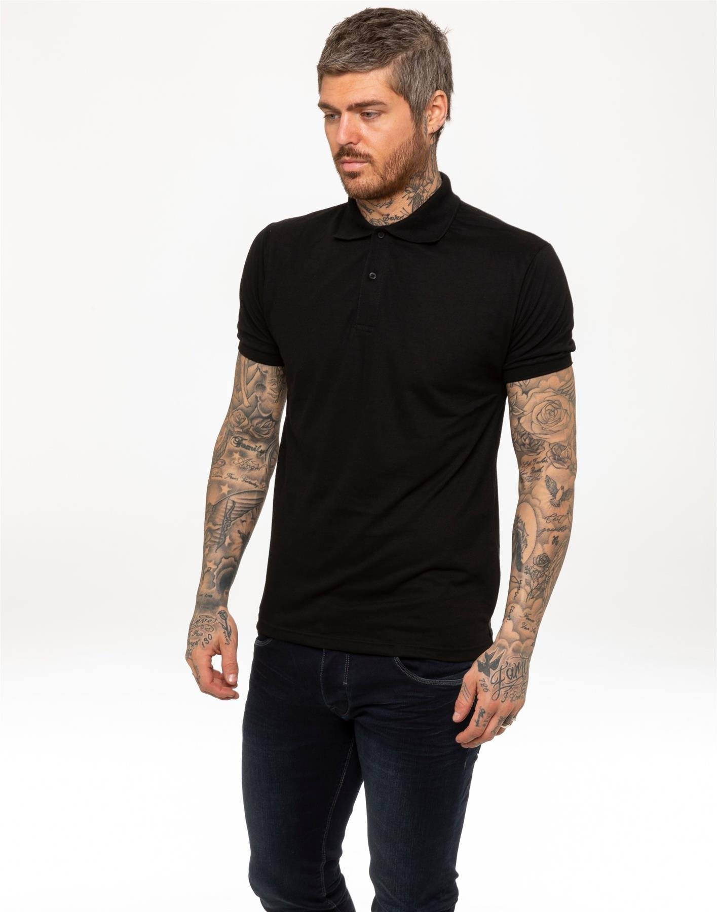 Kruze Herren Kurzarm-Poloshirts