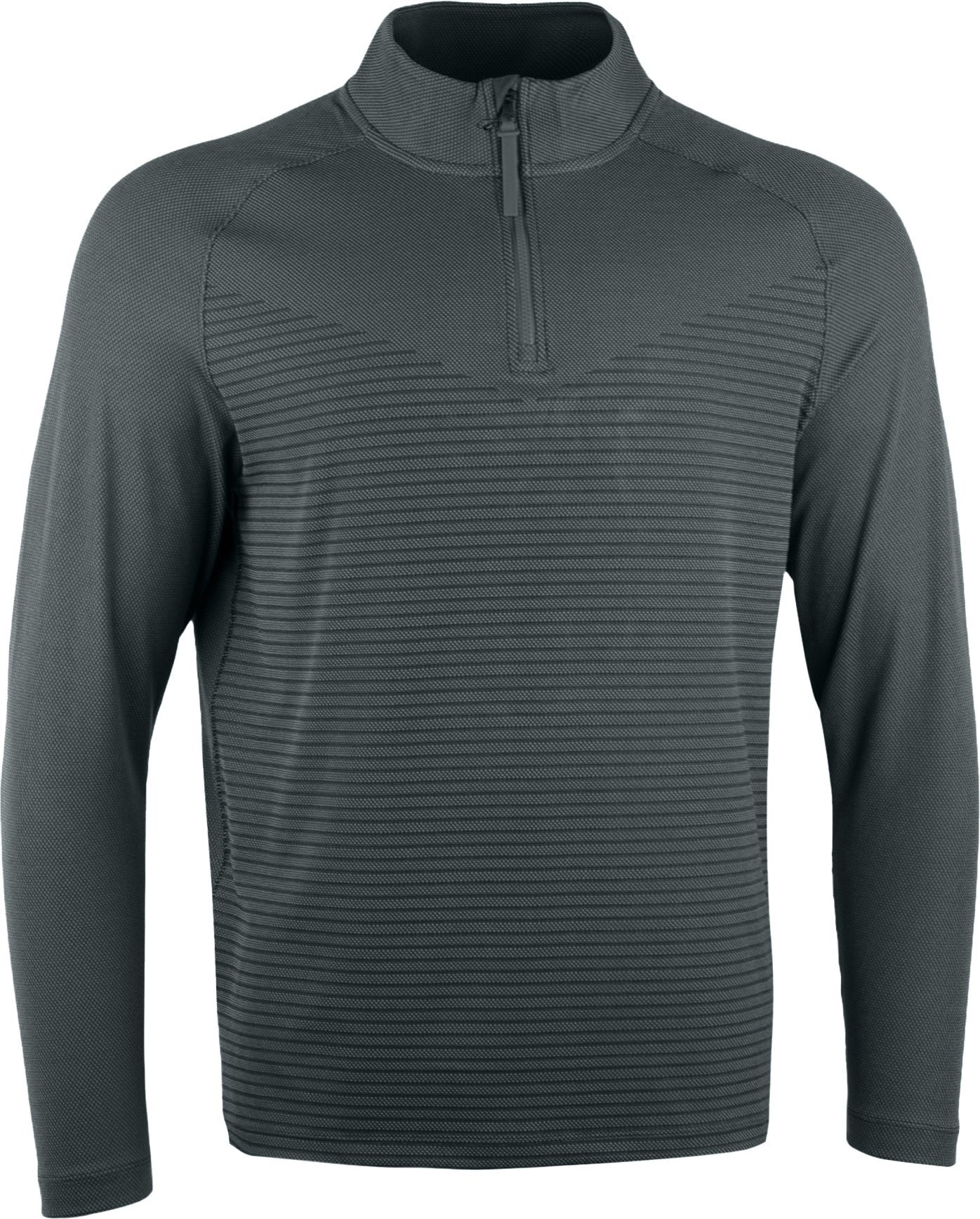 Nike - "Vapor" Oberteil mit halbem Reißverschluss für Herren (Dunkles Rauchgrau/Schwarz)