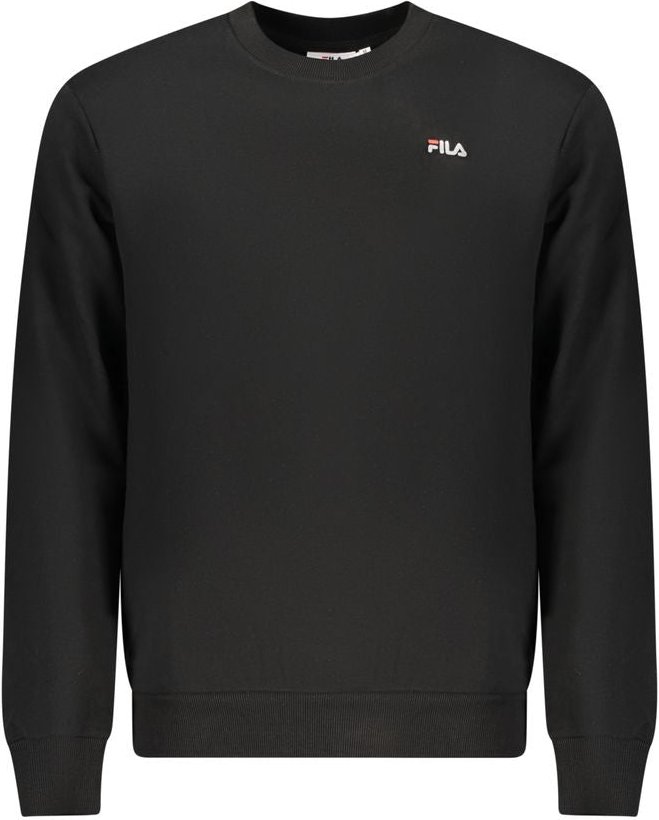 Fila Schwarzes Bio-Baumwoll-Herren-Sweatshirt