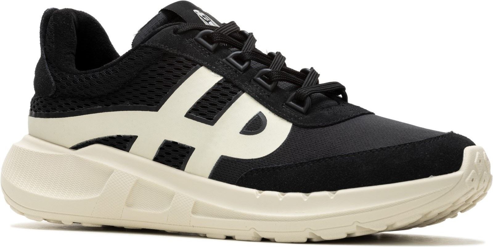 Hush Puppies Seventy8 Retro Runner Herren Sneaker Aus Schwarzem Wildleder