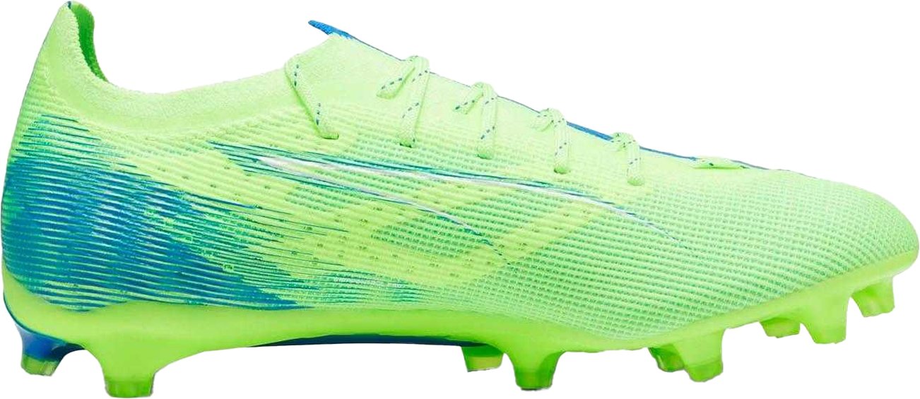 Puma - "Ultra 5 Pro" Fußballschuhe mit festem Boden für Herren/Damen Unisex (Sprudelnder Apfel/Bluemazing/Puma Weiß)