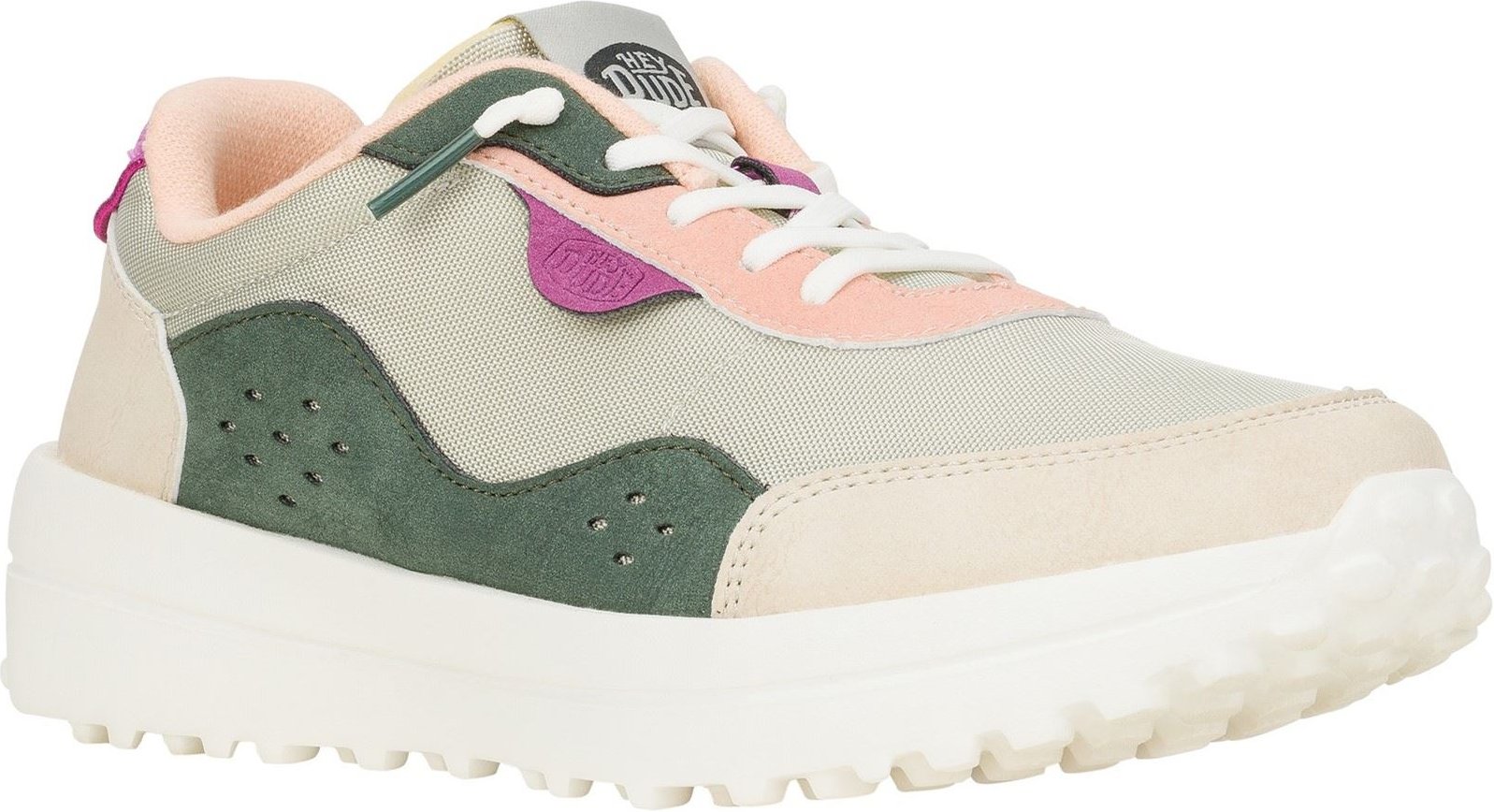 HEYDUDE Hayden Colorblock Polyester Damen Dusty Olive/Multi Turnschuhe