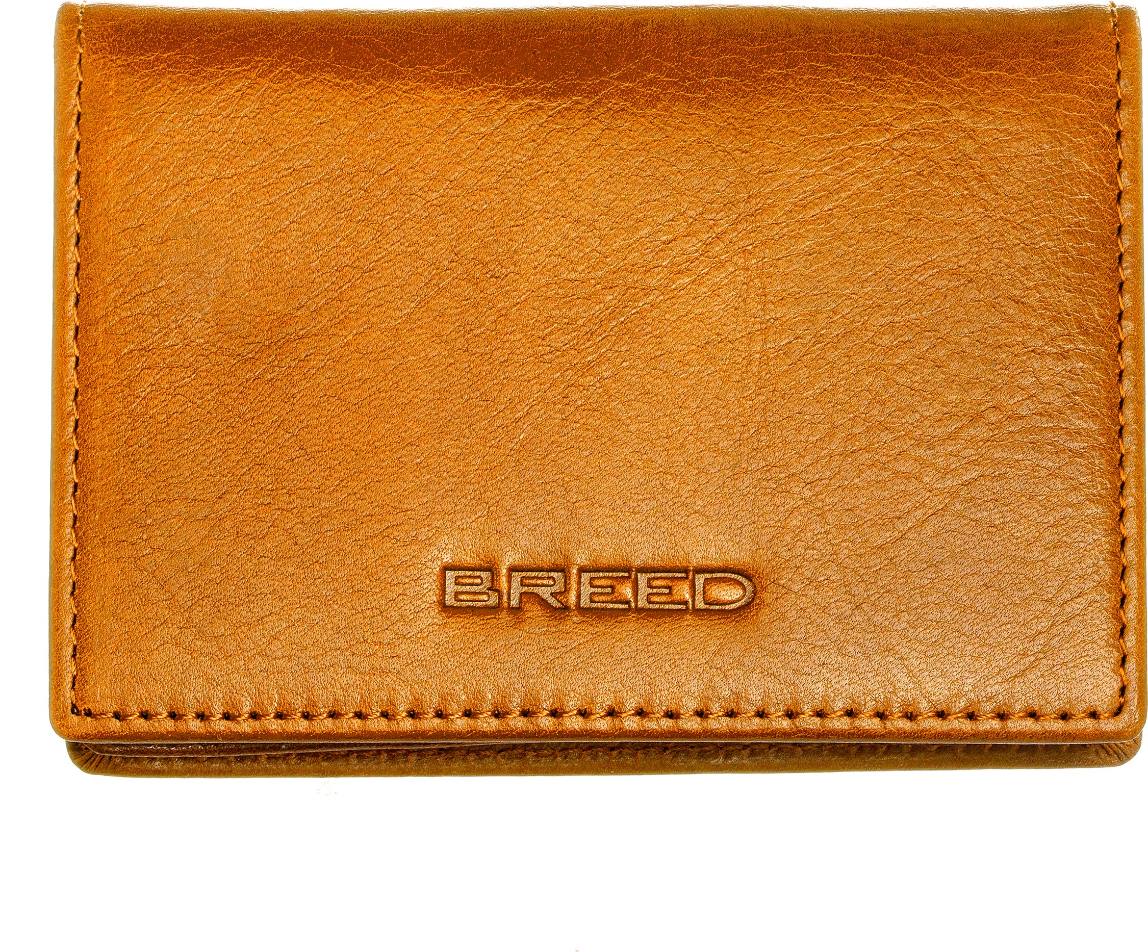 Breed Porter Echtes Leder Bi-Fold Wallet