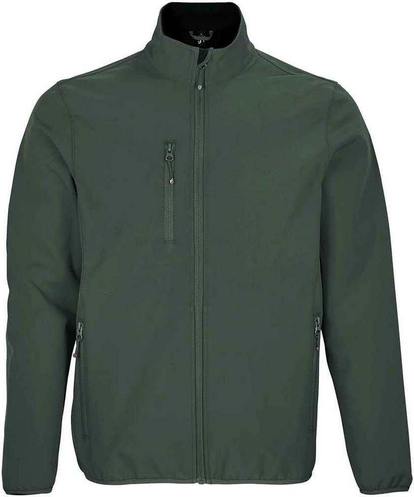 SOLS Herren Falcon Recycled Soft Shell Jacke (Waldgrün)