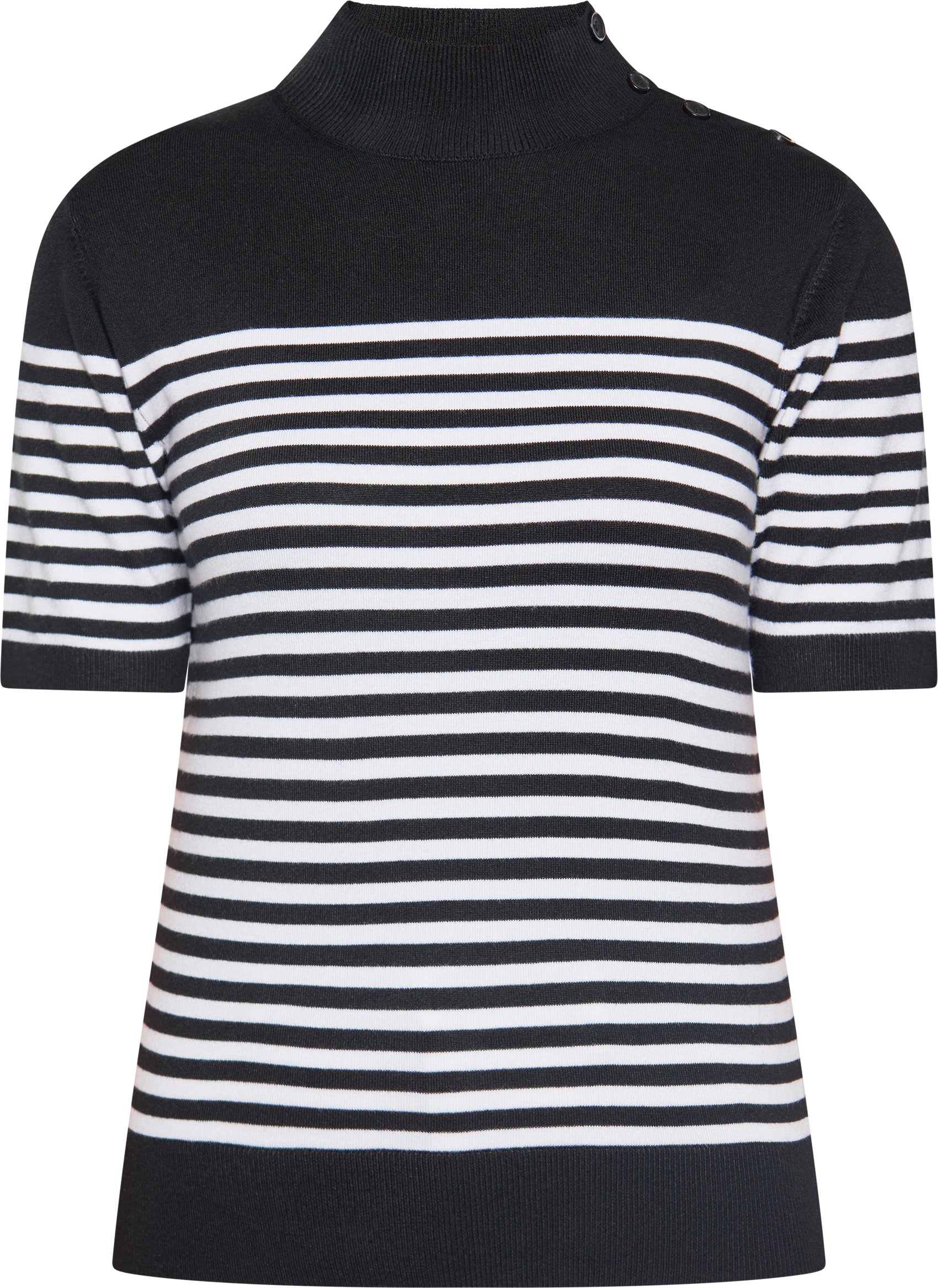 Dreimaster Pullover Frauen schwarz weiss