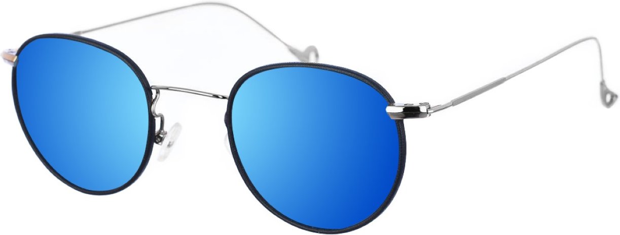 Grazy Frauen runde Form Metall-Sonnenbrille