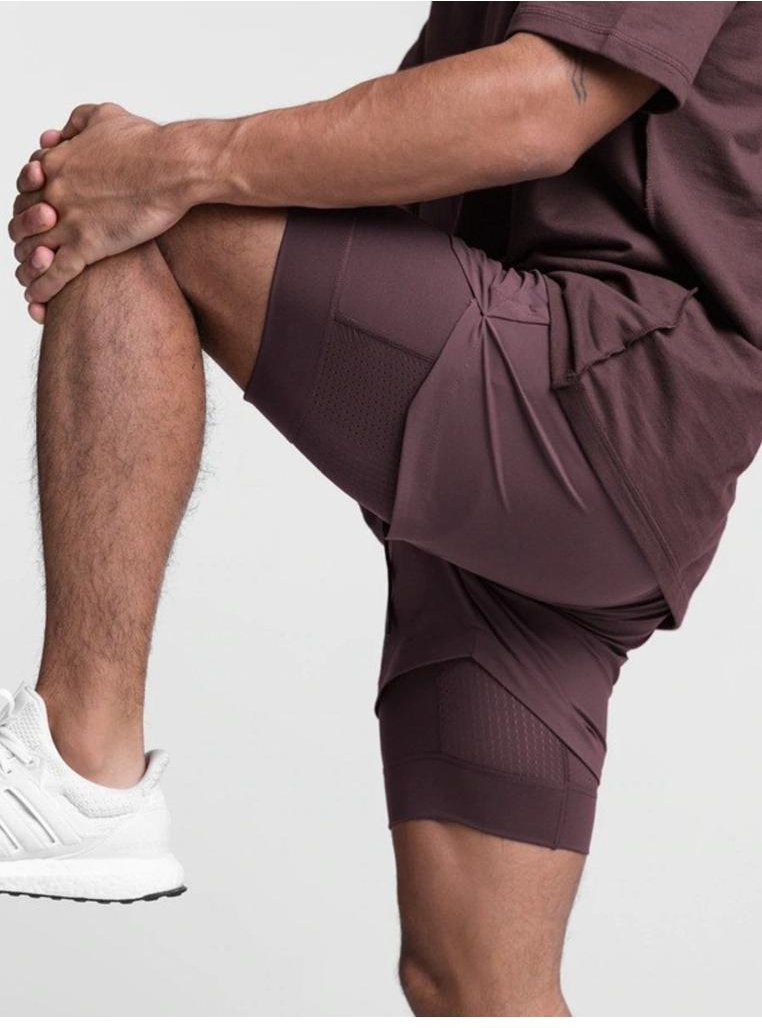Thumbnail - Herren Active Shorts mit Kordelzug
