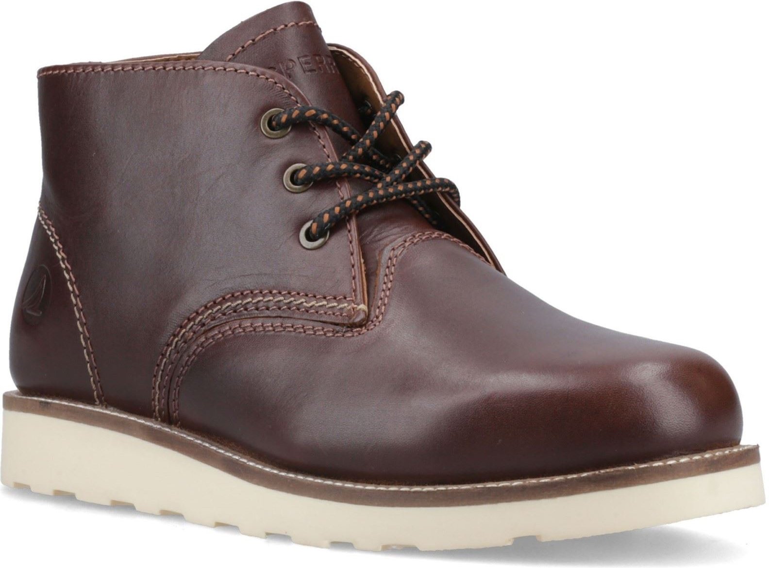 Sperry Portland Leder Herren Schokoladen-Ankle Boots