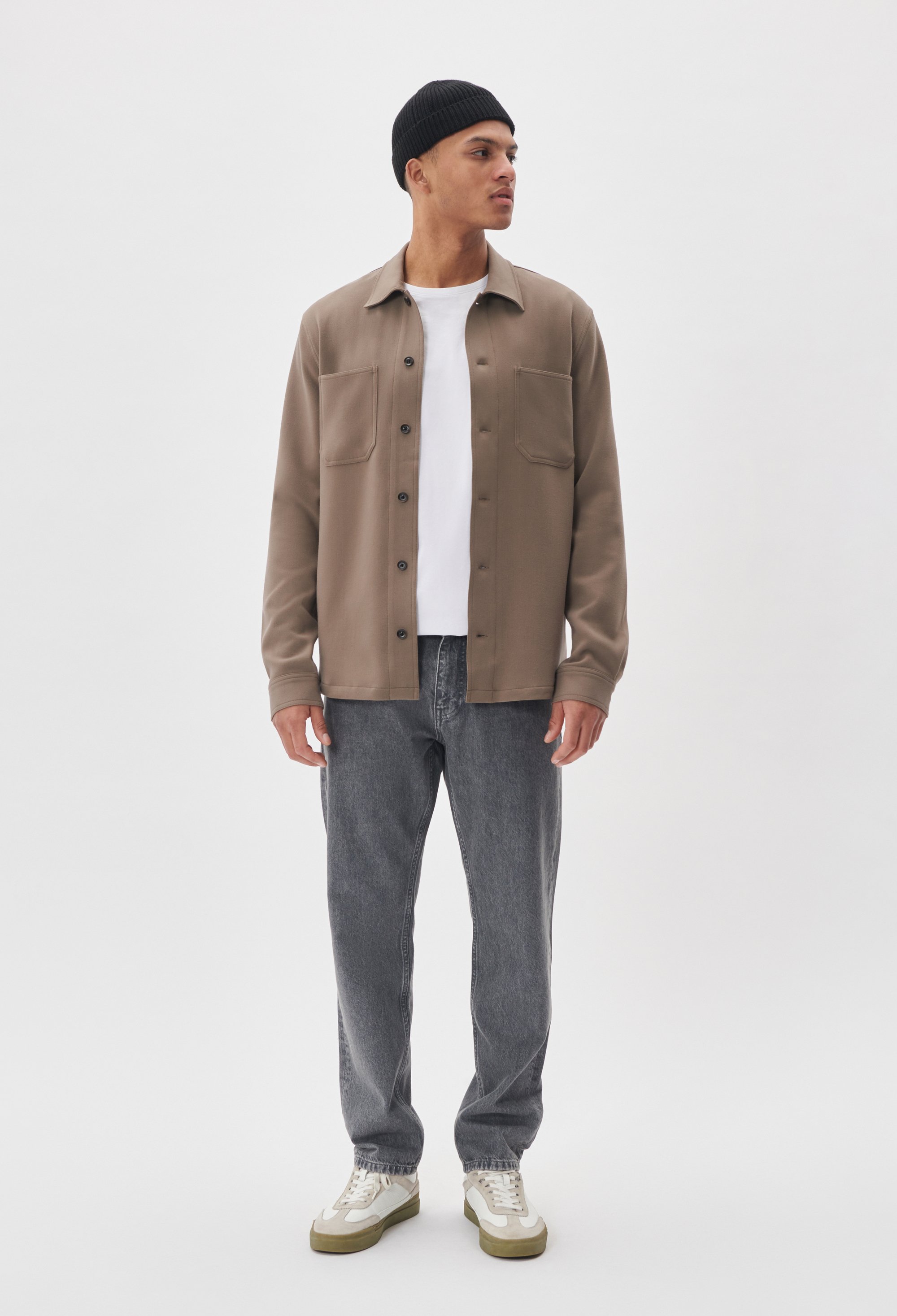 Overshirts MApelton Gerade Passform beige