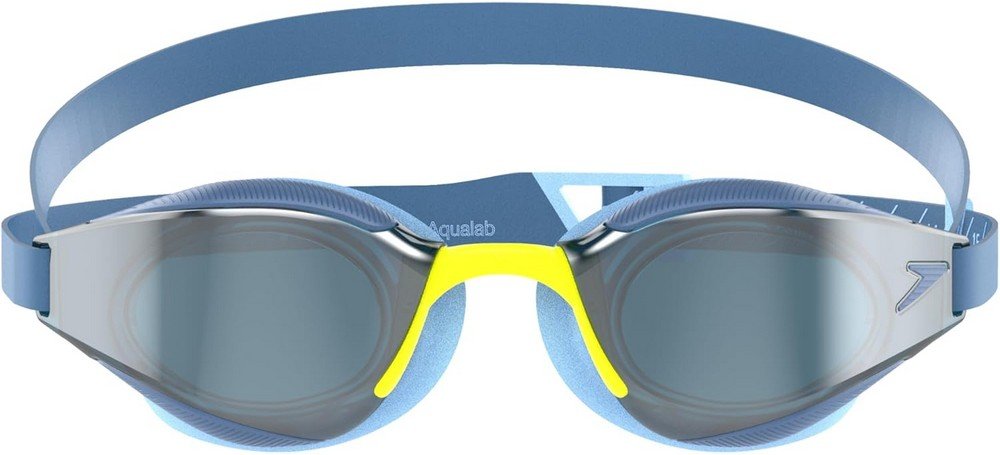 Speedo - "Fastskin Hyper Elite" Schwimmbrille für Herren/Damen Unisex (Nachtfarbe/Kobalt/Silber)