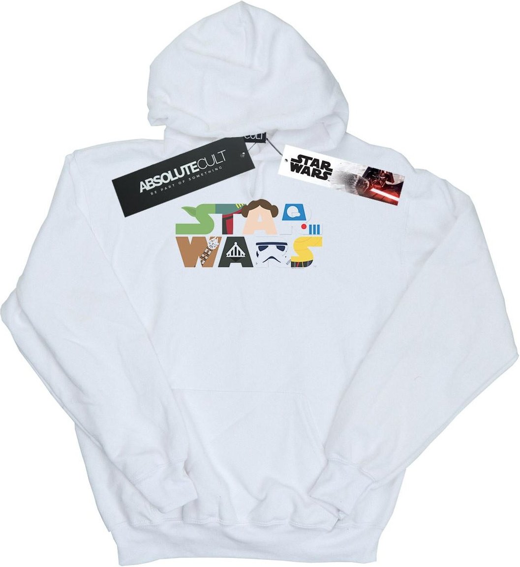 Star Wars - Kapuzenpullover für Herren (Weiß)