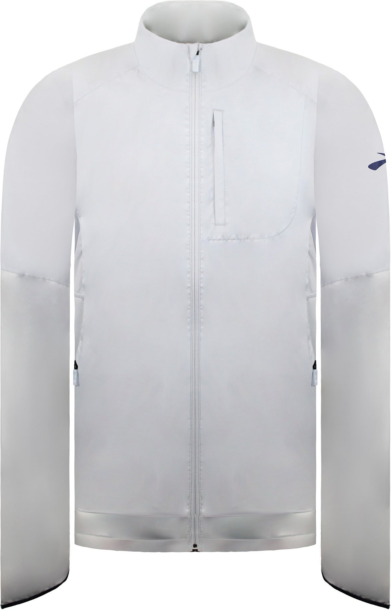 Brooks Fushion Herren Hybrid-Laufjacke in Weiß