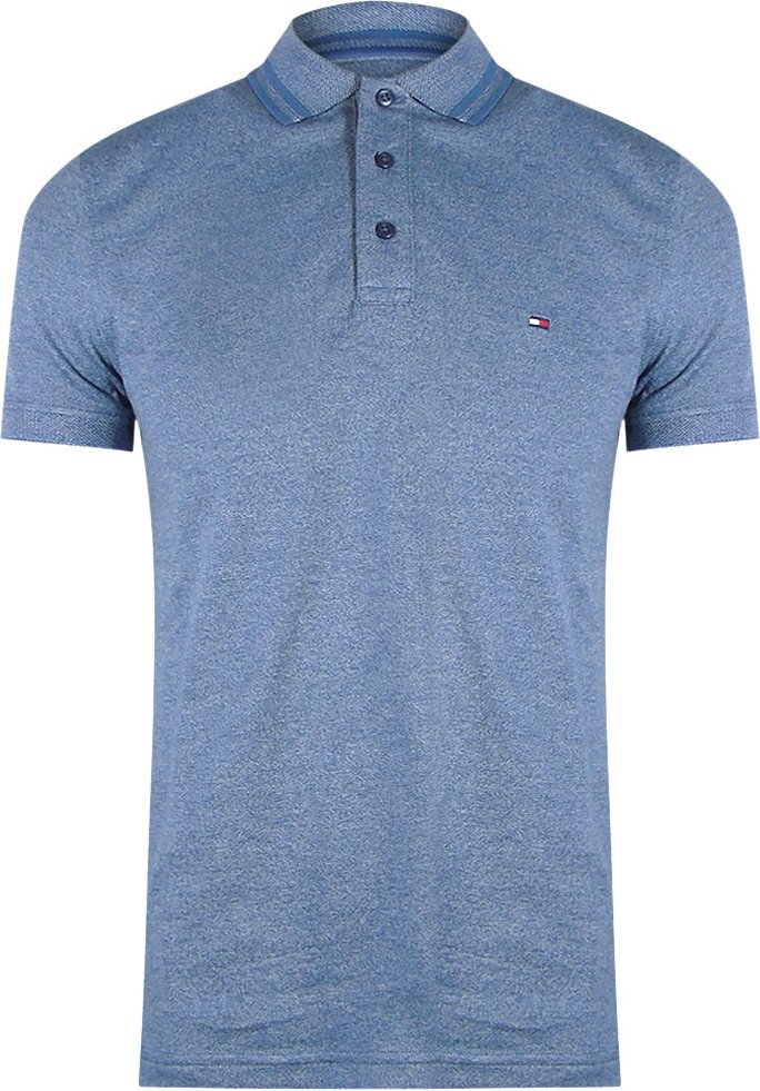 Tommy Hilfiger - Poloshirt In Verblasstem Indigoblau