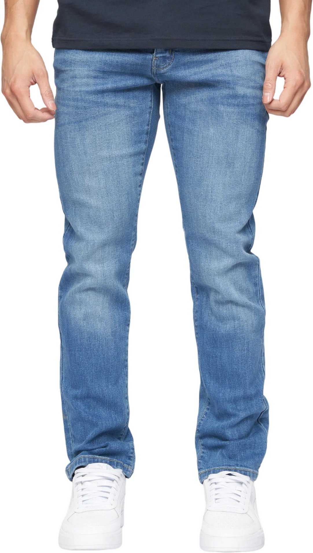 Crosshatch - "Farrowed" Jeans für Herren (Steinwaschen)