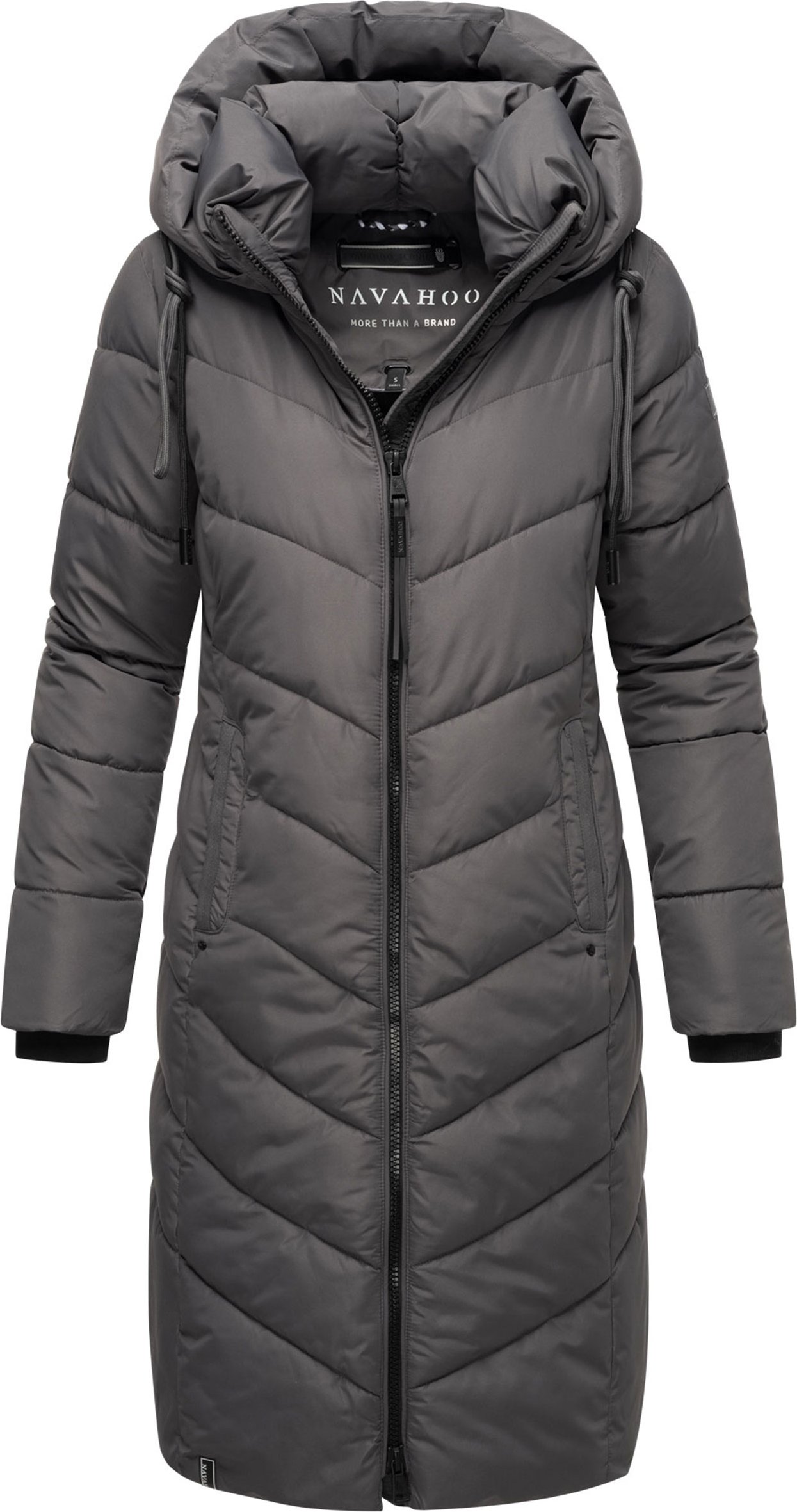 Navahoo Damen Winterjacke Sahnekatzii – Lang & Extra Warm