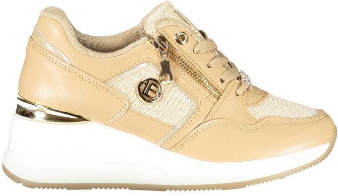 Laura Biagiotti Beige Polyester Damen Sneaker