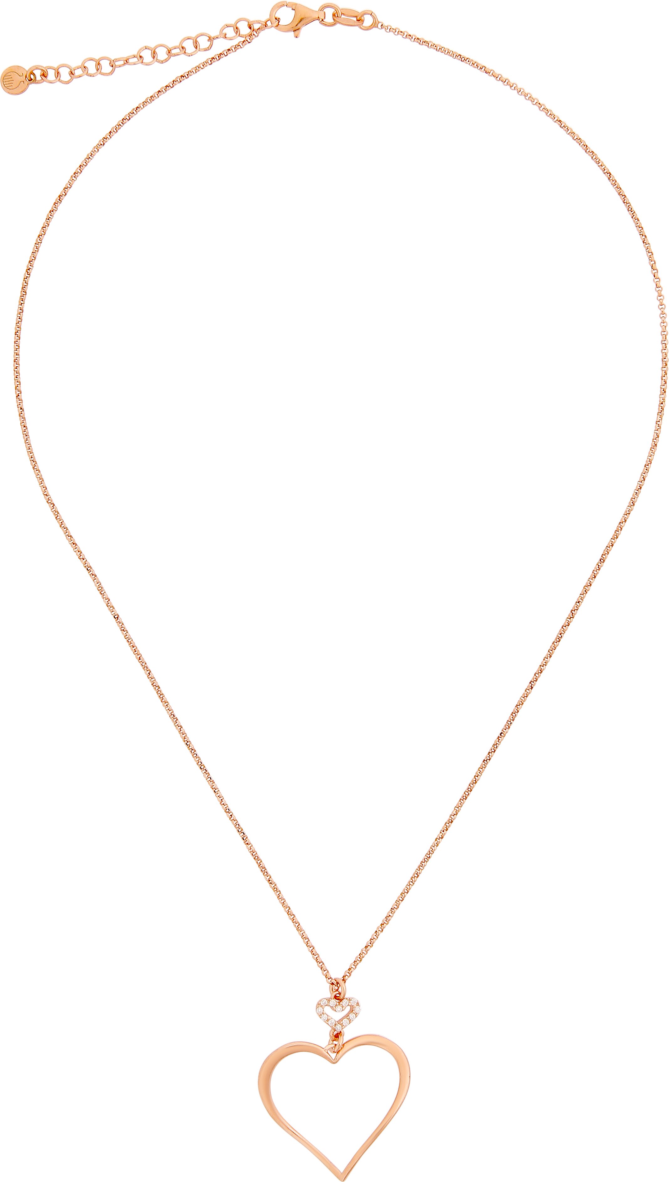 Orphelia 'Alfina' Damen-Kette mit Anhänger aus 925er Sterlingsilber, Rosé, ZK-7383