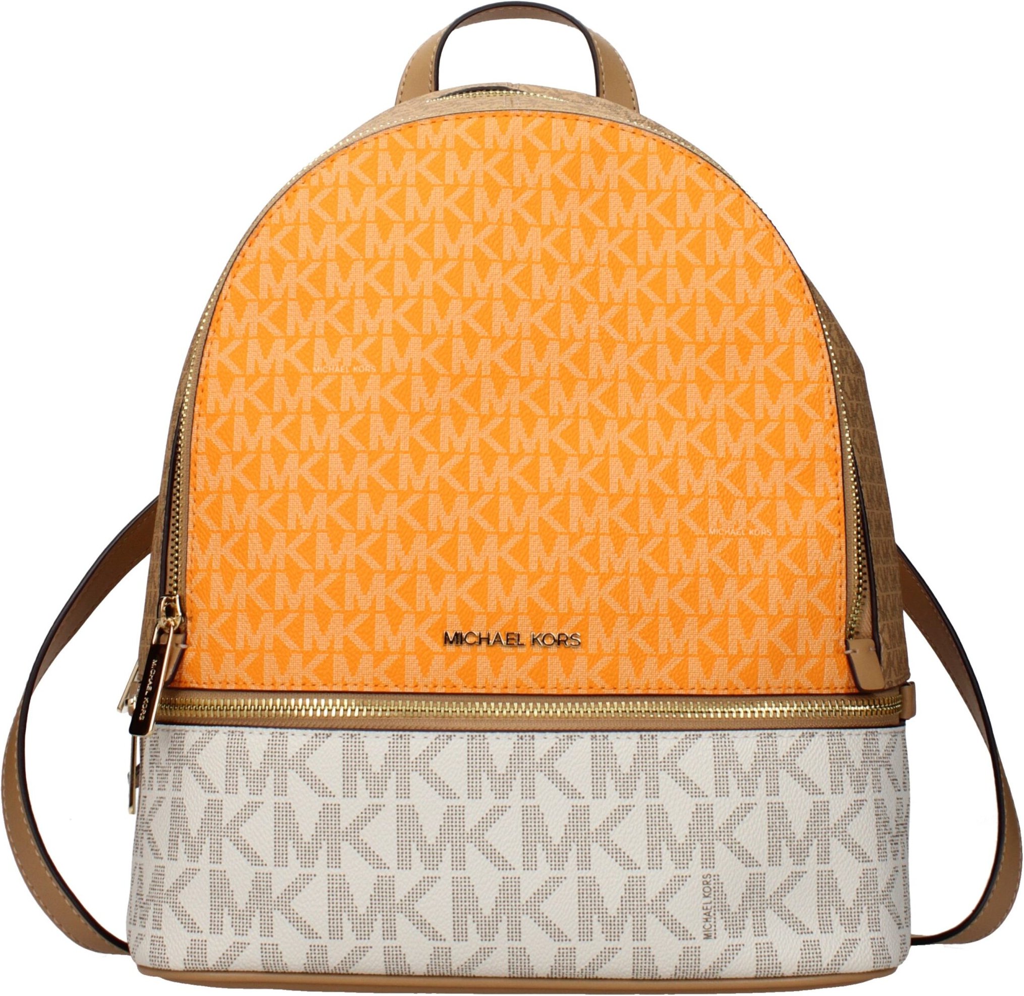 Beige Stoff-Rucksack