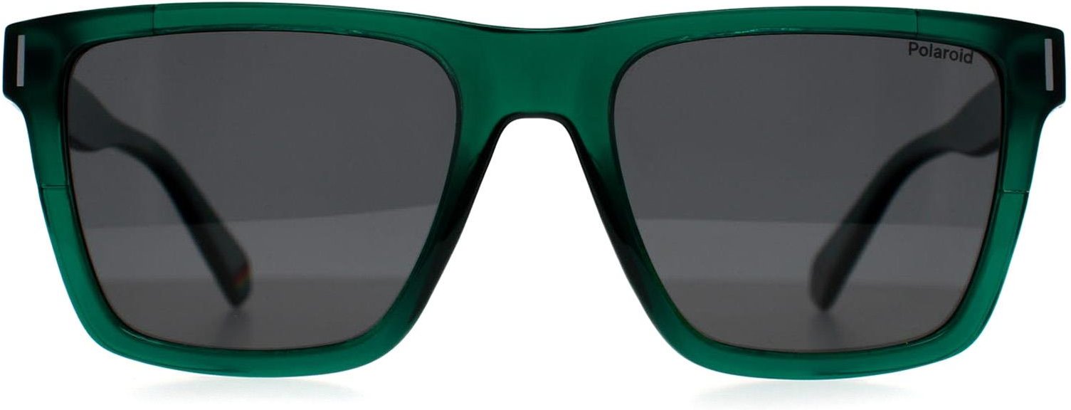 Polaroid PLD 6176/S 1ED M9 transparent grün grau polarisierte Sonnenbrille