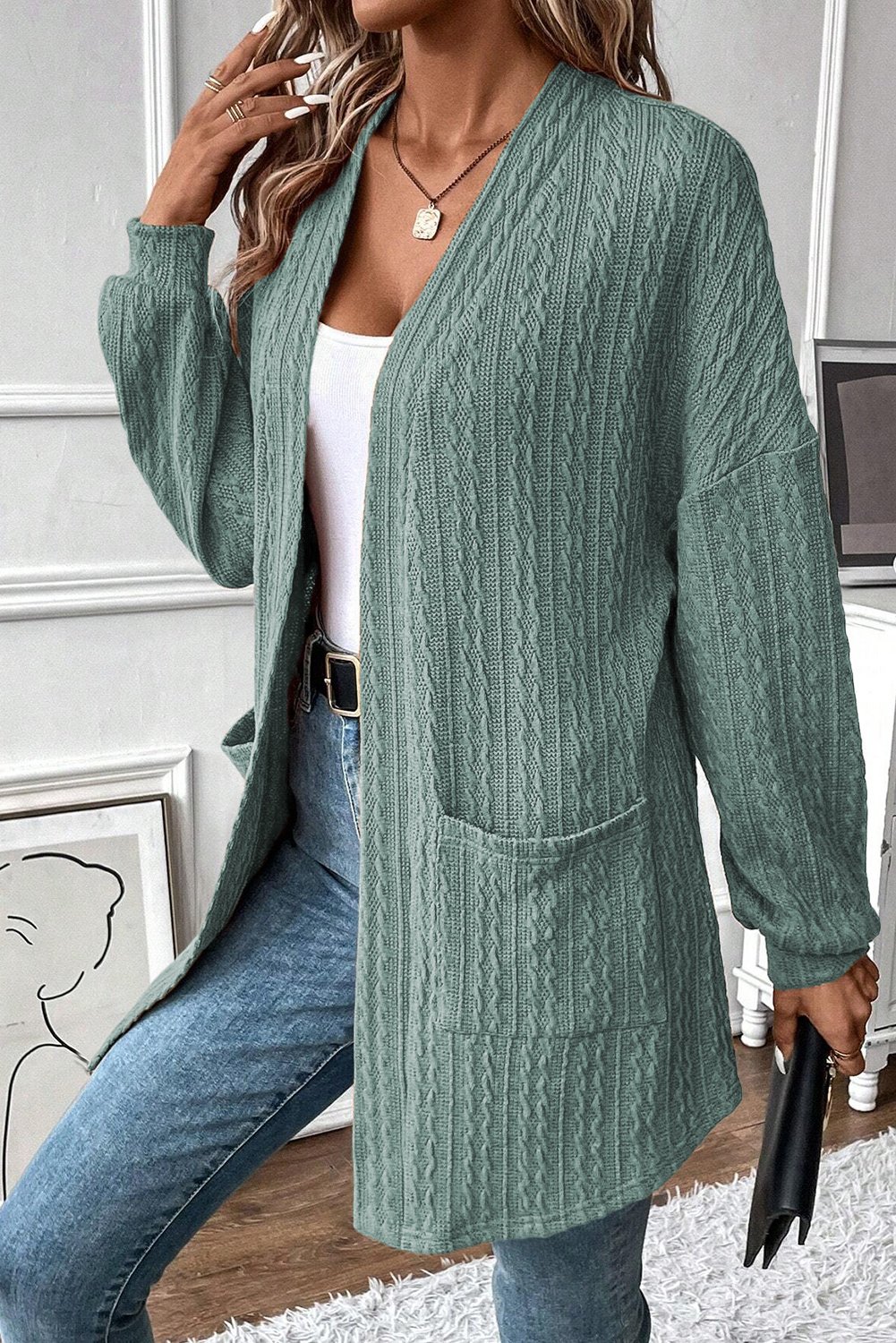 Strickpullover mit strukturiertem Design