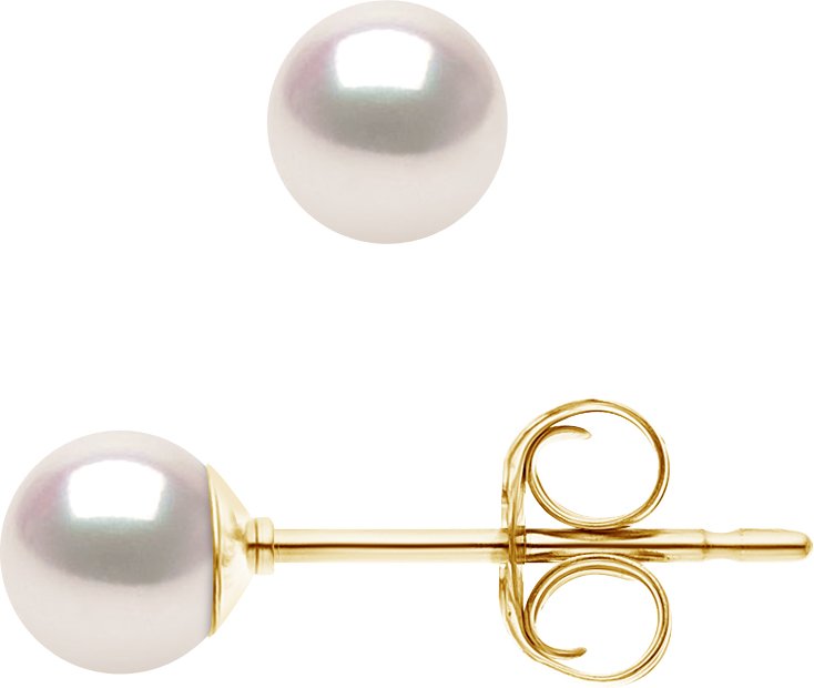 DIADEMA - Ohrringe - Echte japanische Akoya-Zuchtperle - Qualität AA+