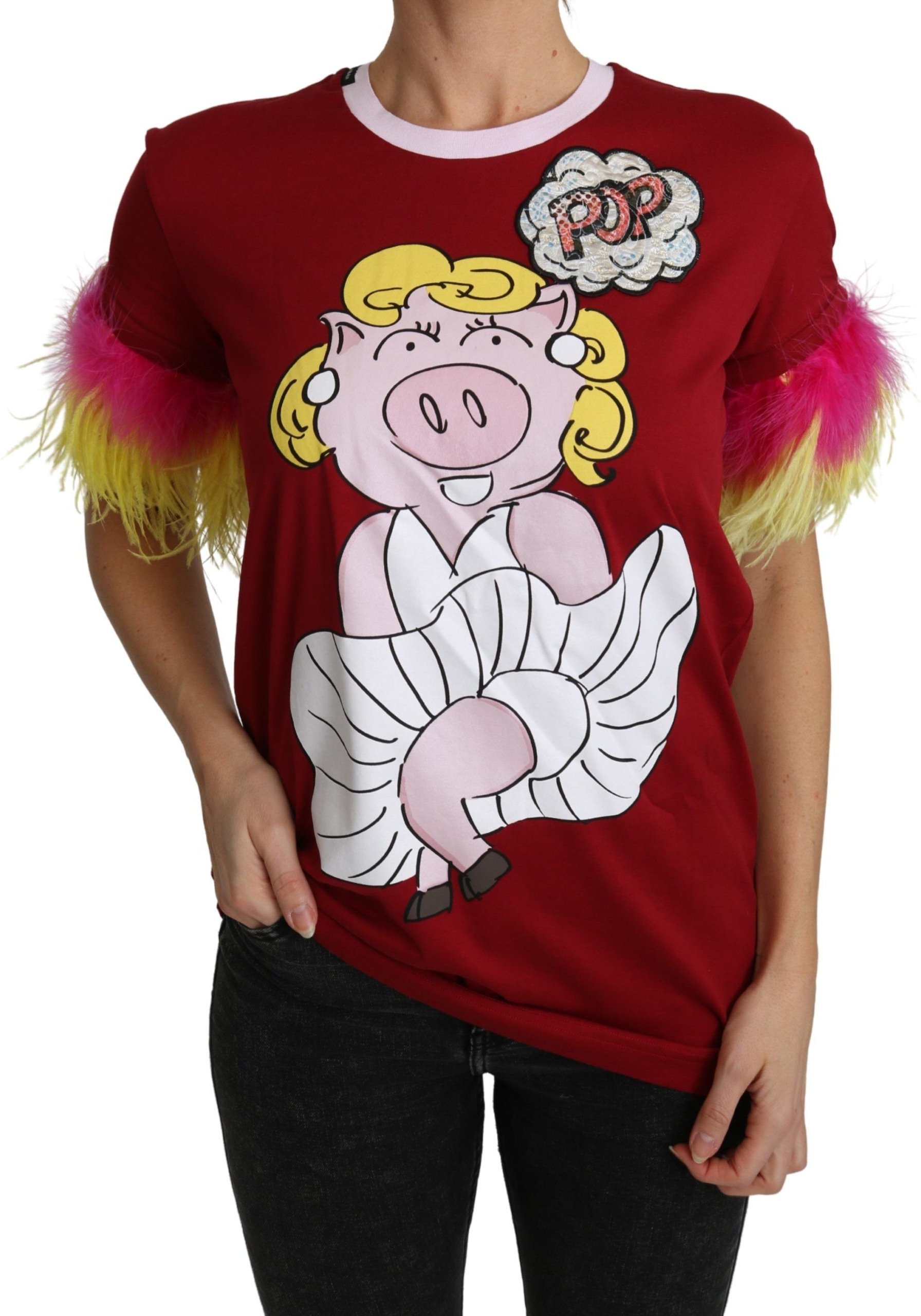 Pig Marilyn T-Shirt Tsh4846 Kurzarm