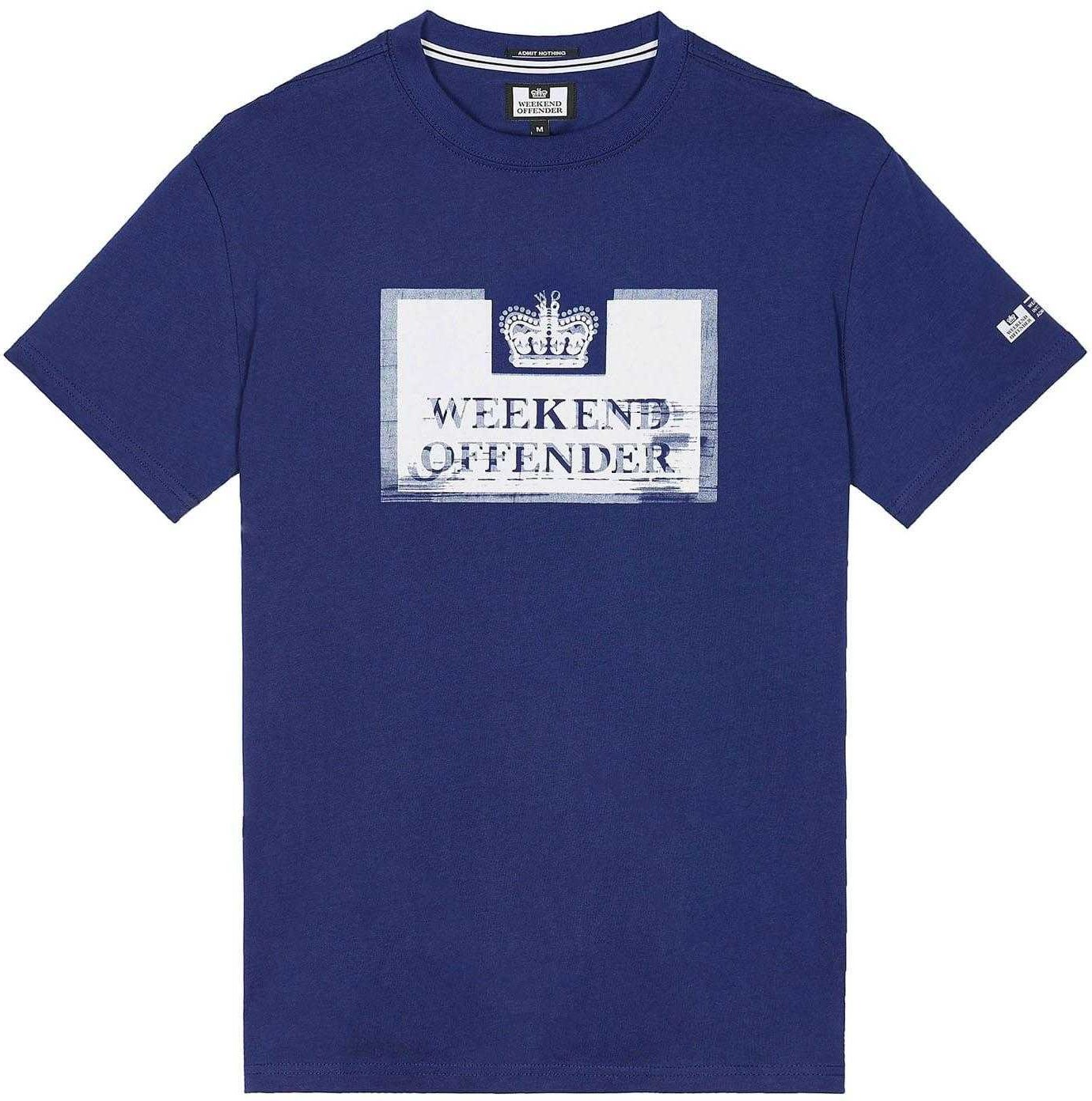 Weekend Offender - "Bonpensiero" T-Shirt für Herren (Blau)