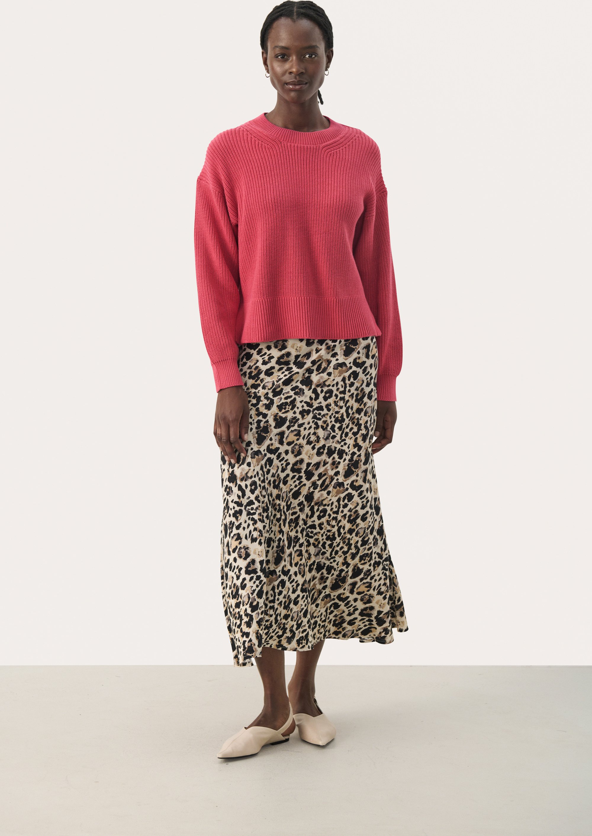 Strickpullover Relaxed fit berry