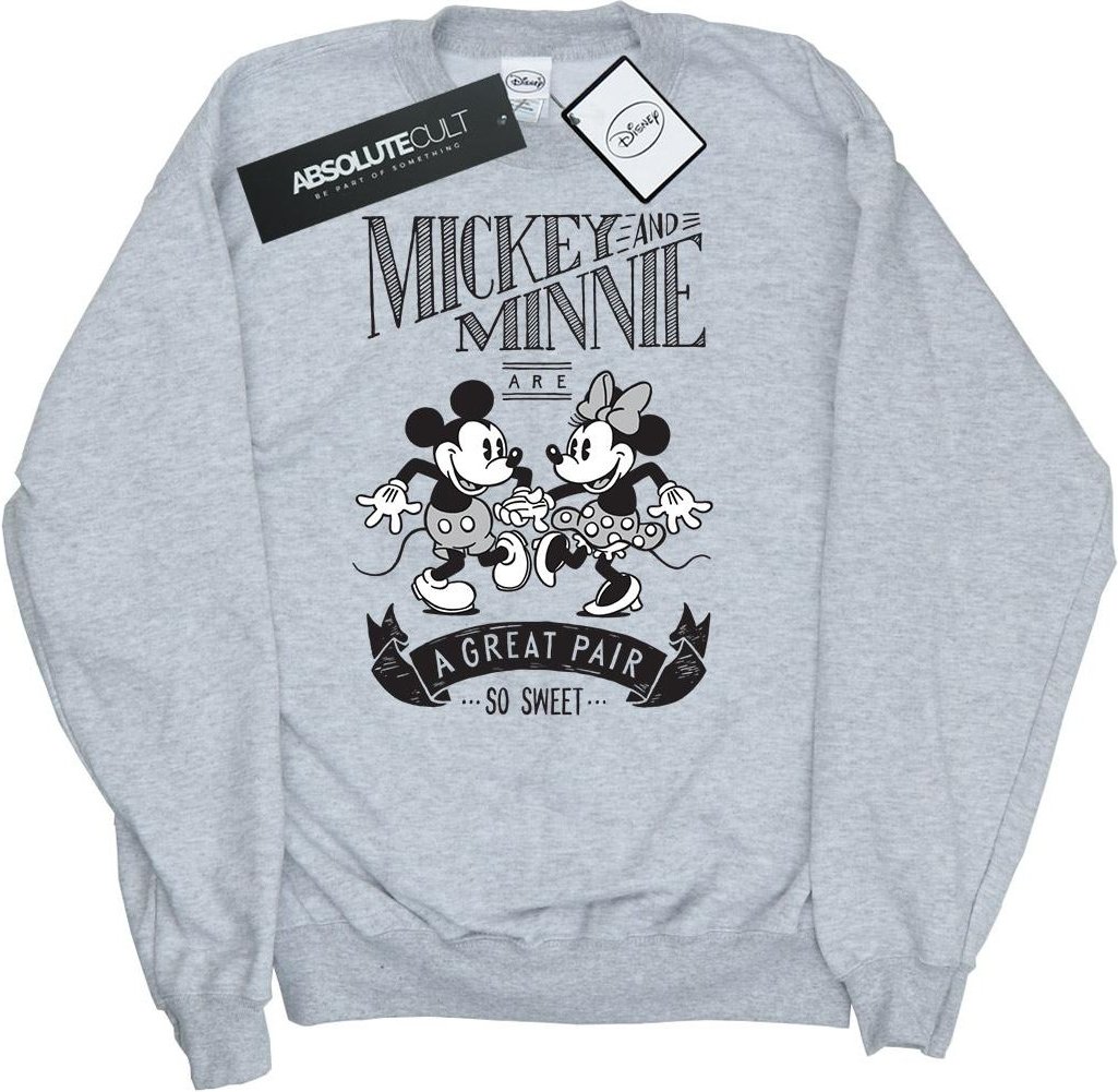 Disney - "Great Pair" Sweatshirt für Damen (Grau meliert)