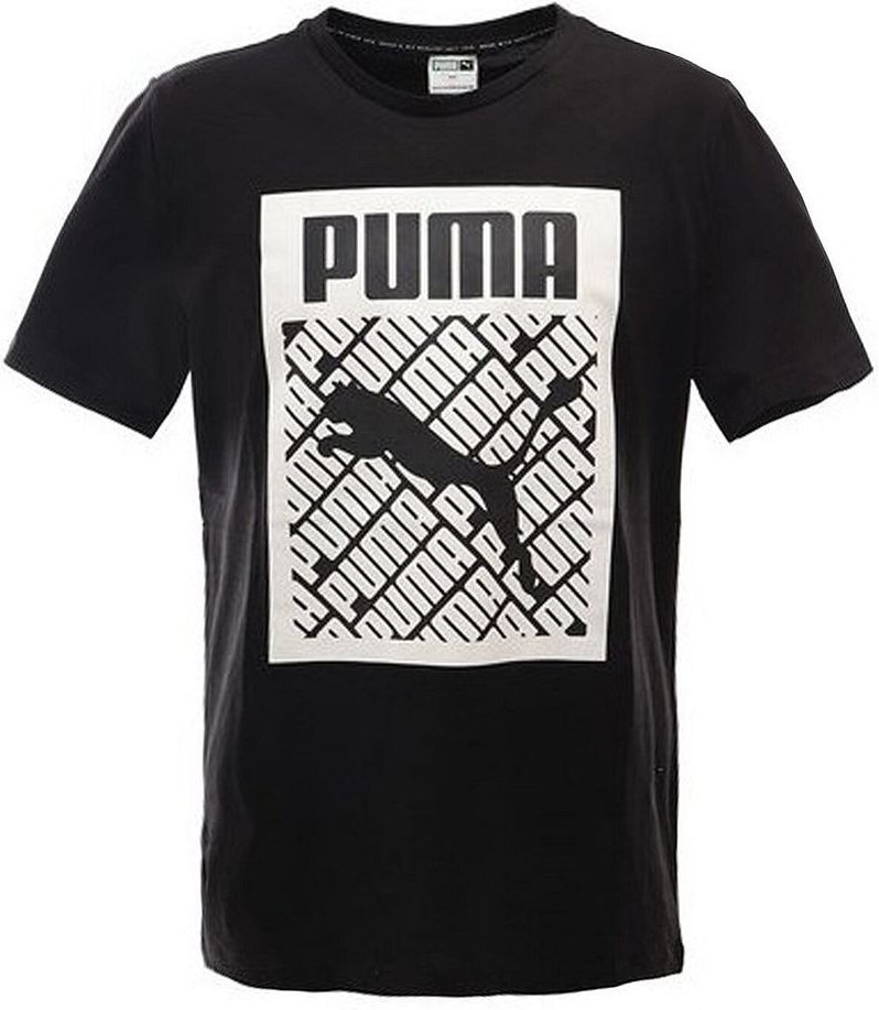 Puma Grafiklogo Herren Black T-Shirt