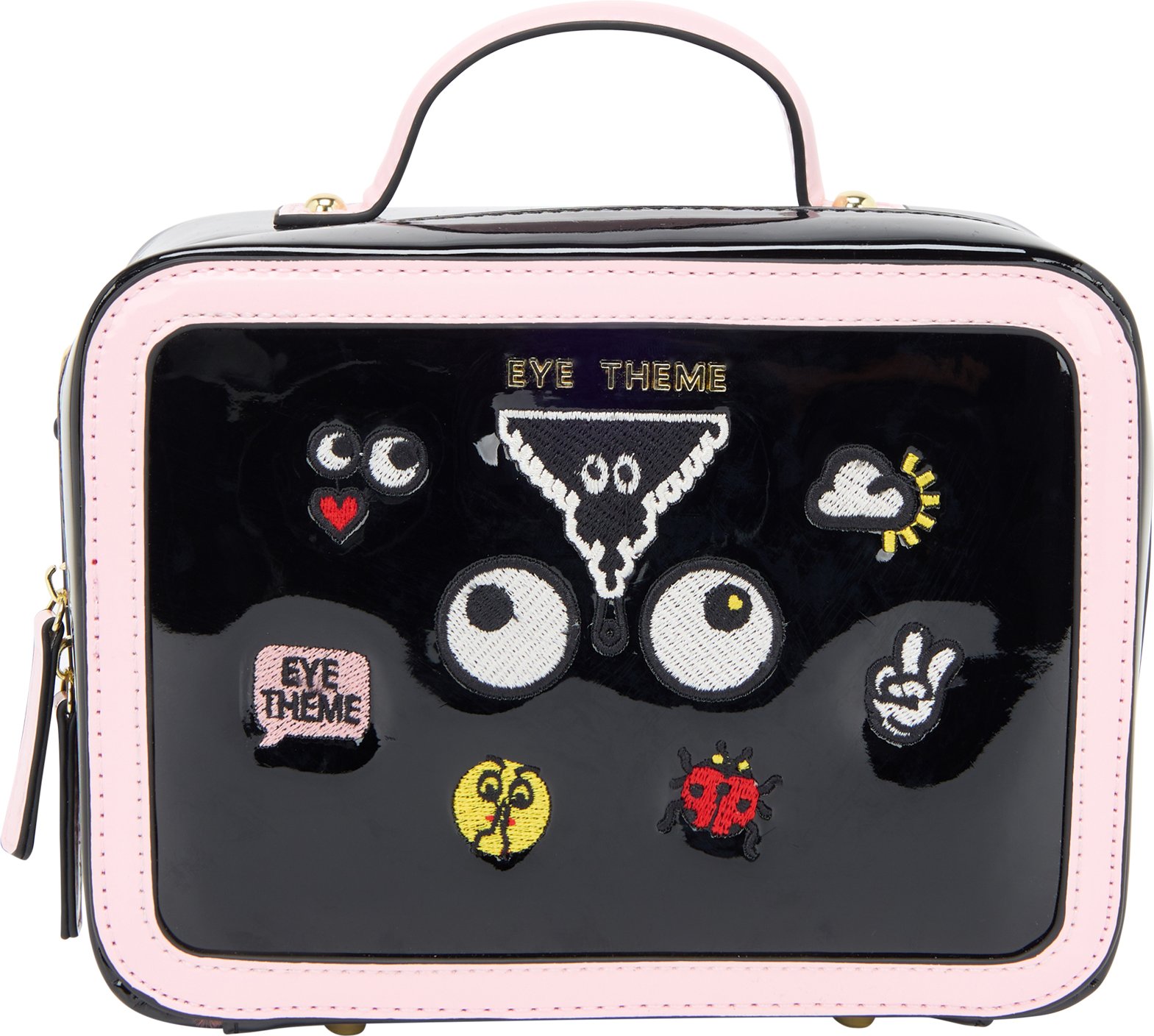 Mymo Handtasche Handtasche Frauen Schwarz Rosa