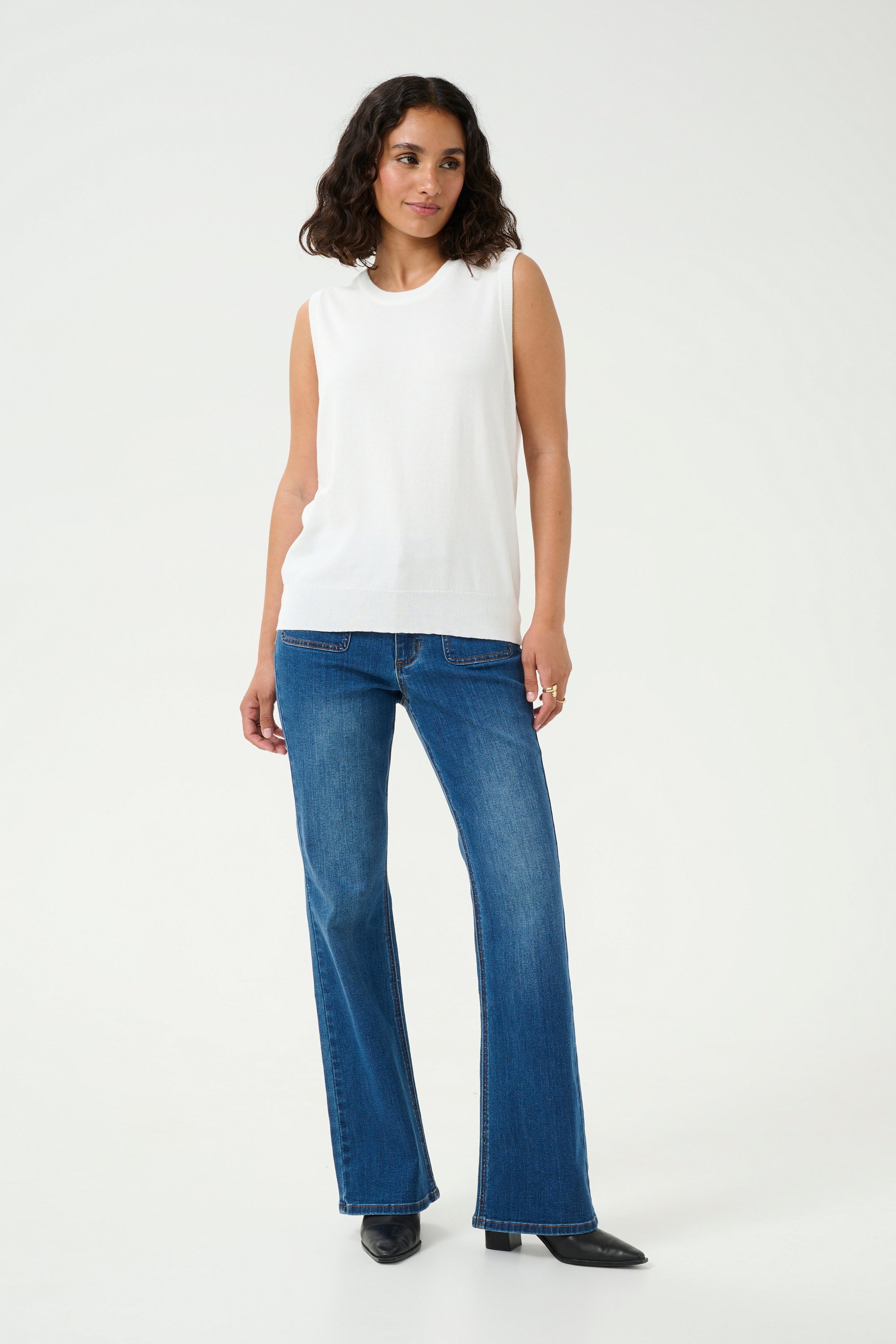 Strickpullover Regular fit white