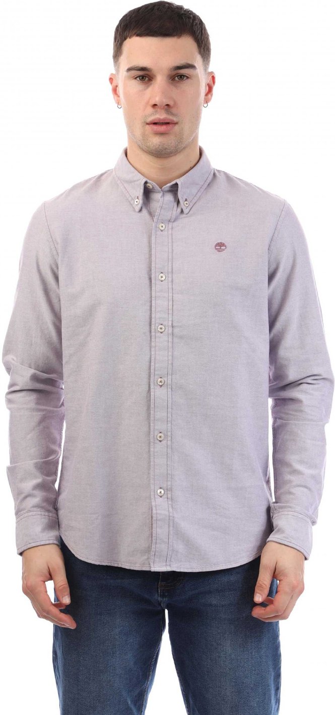 Timberland - Hemd für Herren, Oxford-Stil (Violett)