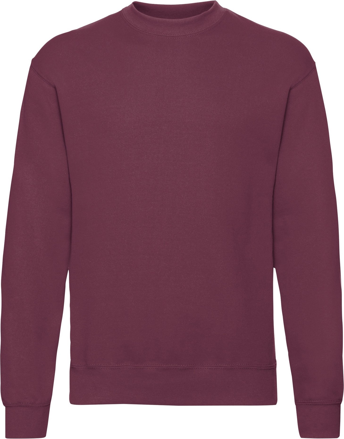Fruit Of The Loom Herren Set-In Belcoro® Yarn Sweatshirt (Burgund)