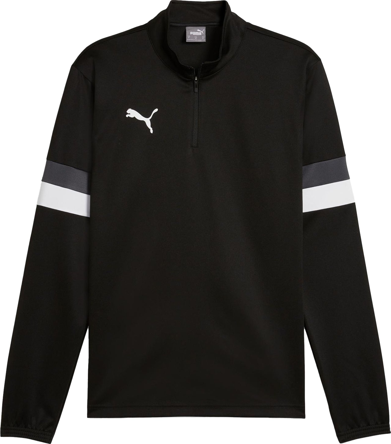 Puma - "TeamRISE" Oberteil mit kurzem Reißverschluss für Herren (Schwarz)