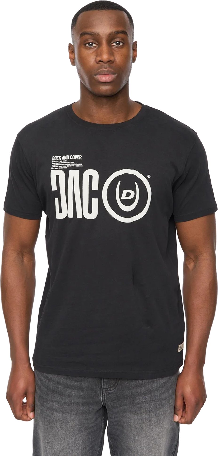 Duck and Cover - "Dacstee" T-Shirt für Herren (Schwarz)