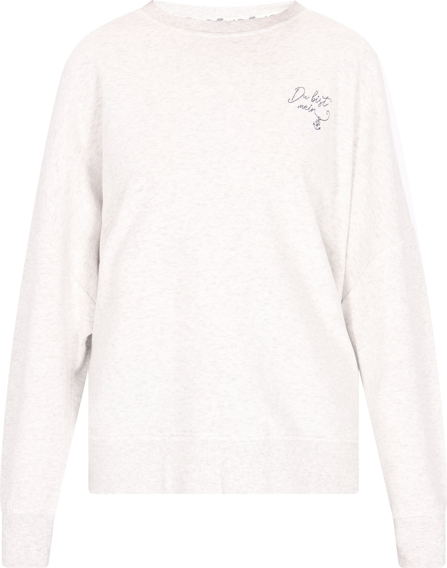 Thumbnail - Dreimaster Sweatshirt Damen Wollweiß-Melange