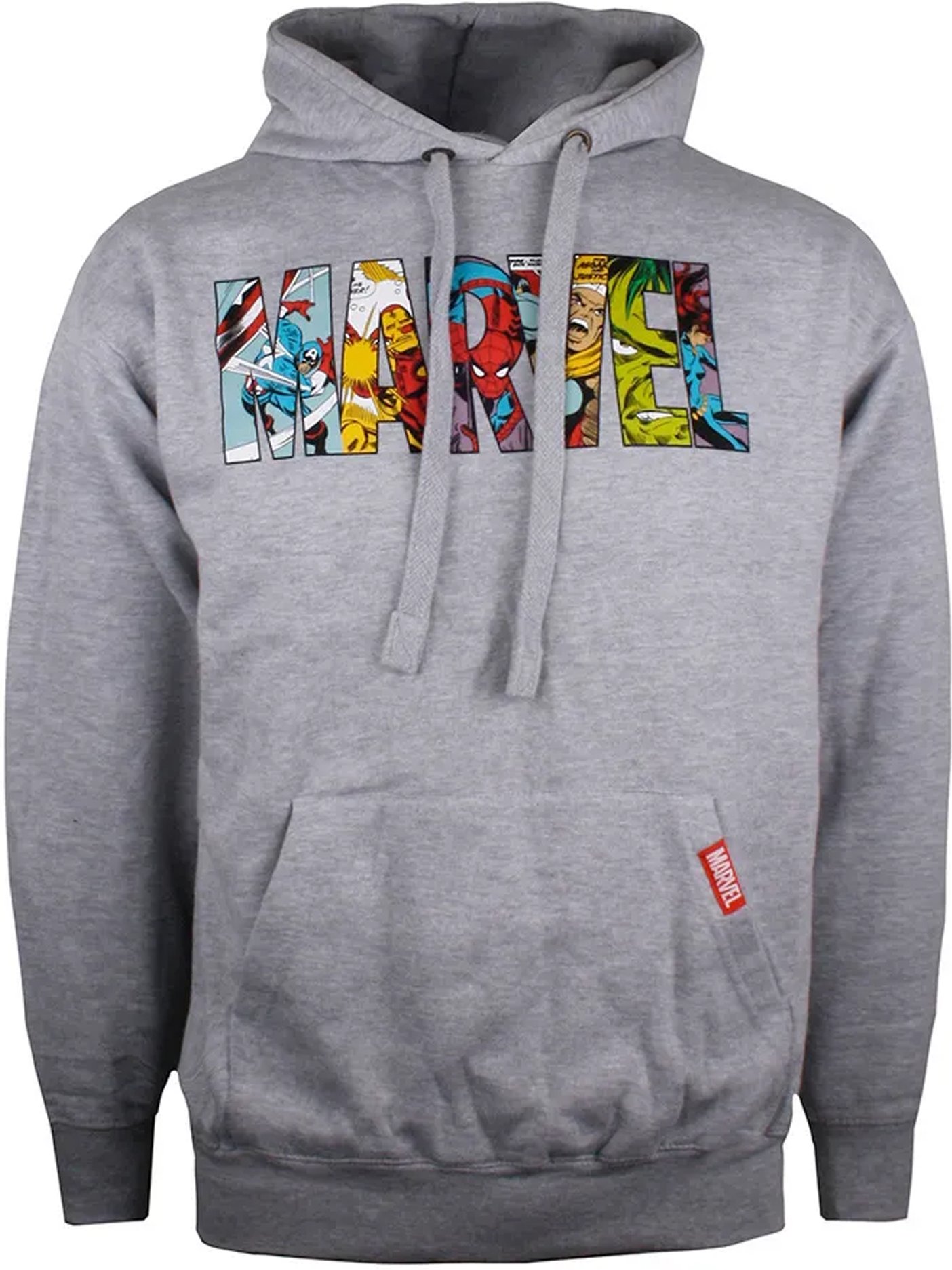 Marvel - Kapuzenpullover Logo für Herren (Grau)