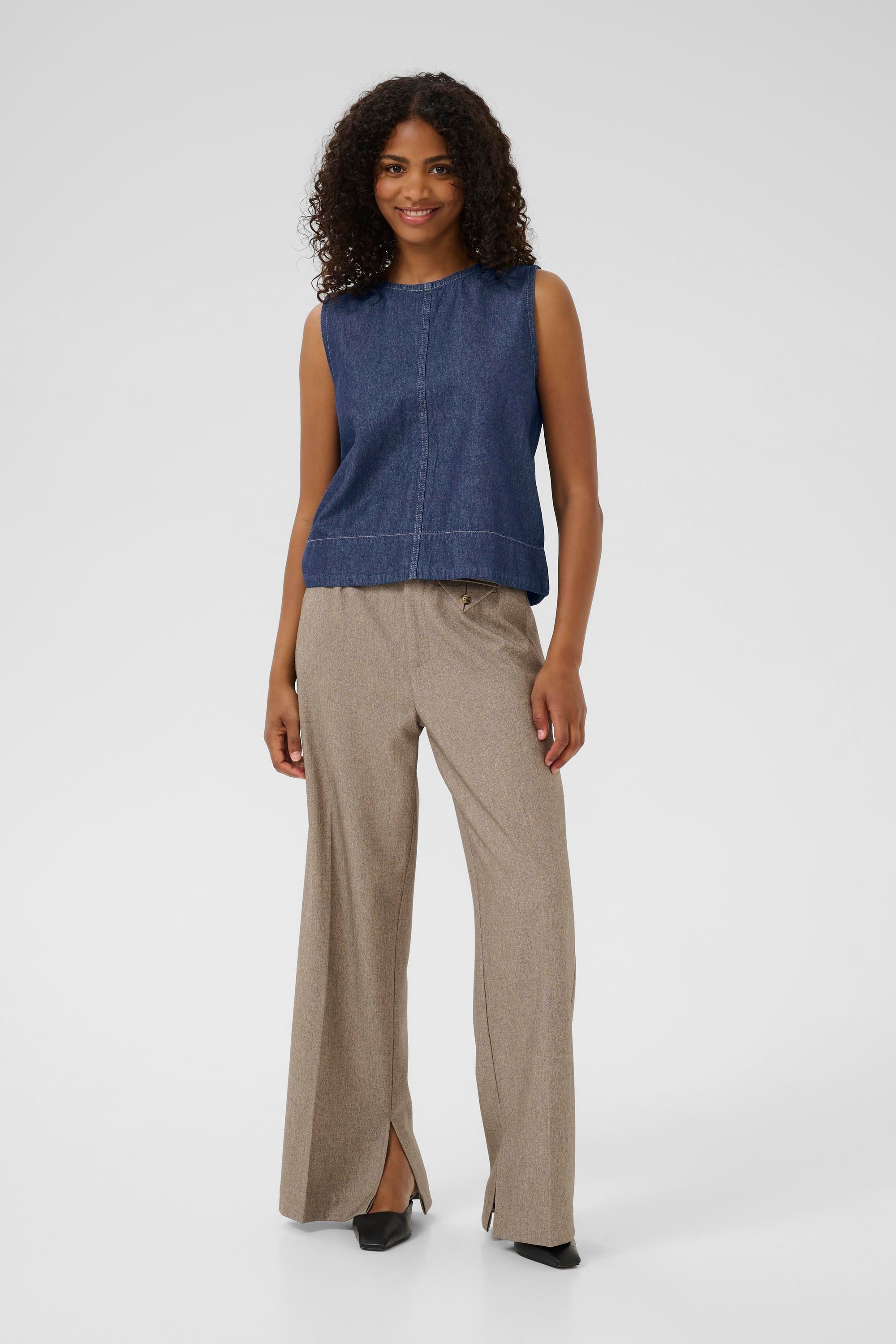 Thumbnail - Ärmellose Bluse KAluise Loose fit dark blue