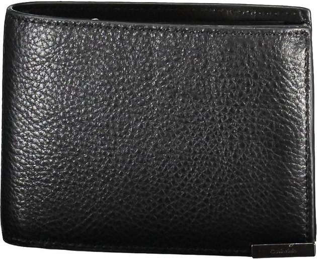 Calvin Klein Schwarze Leder Herren Geldbörse