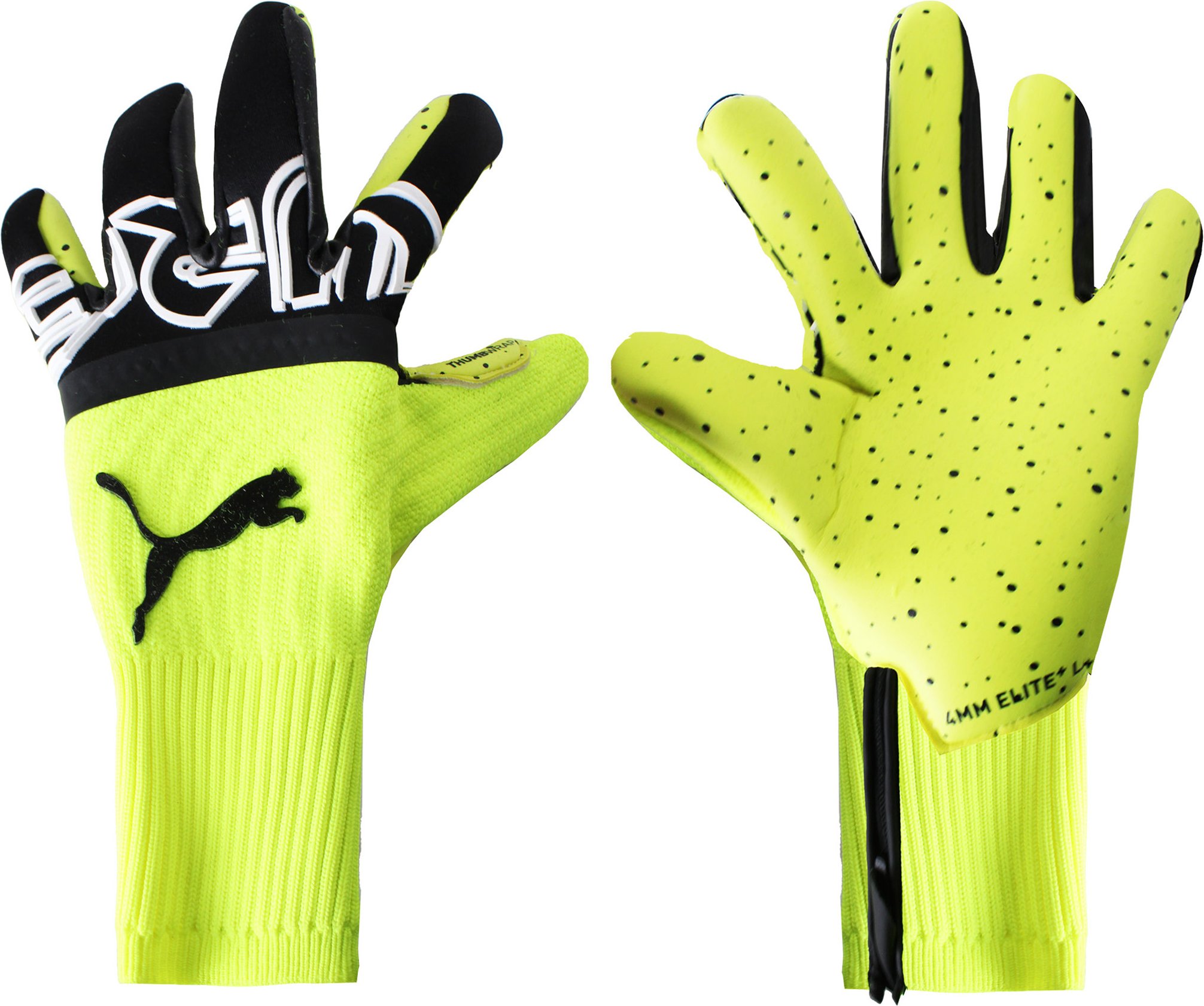 Puma Future Z Grip 1 Hybridspektren gelb/schwarze Männer Torhüterhandschuhe 041752 01