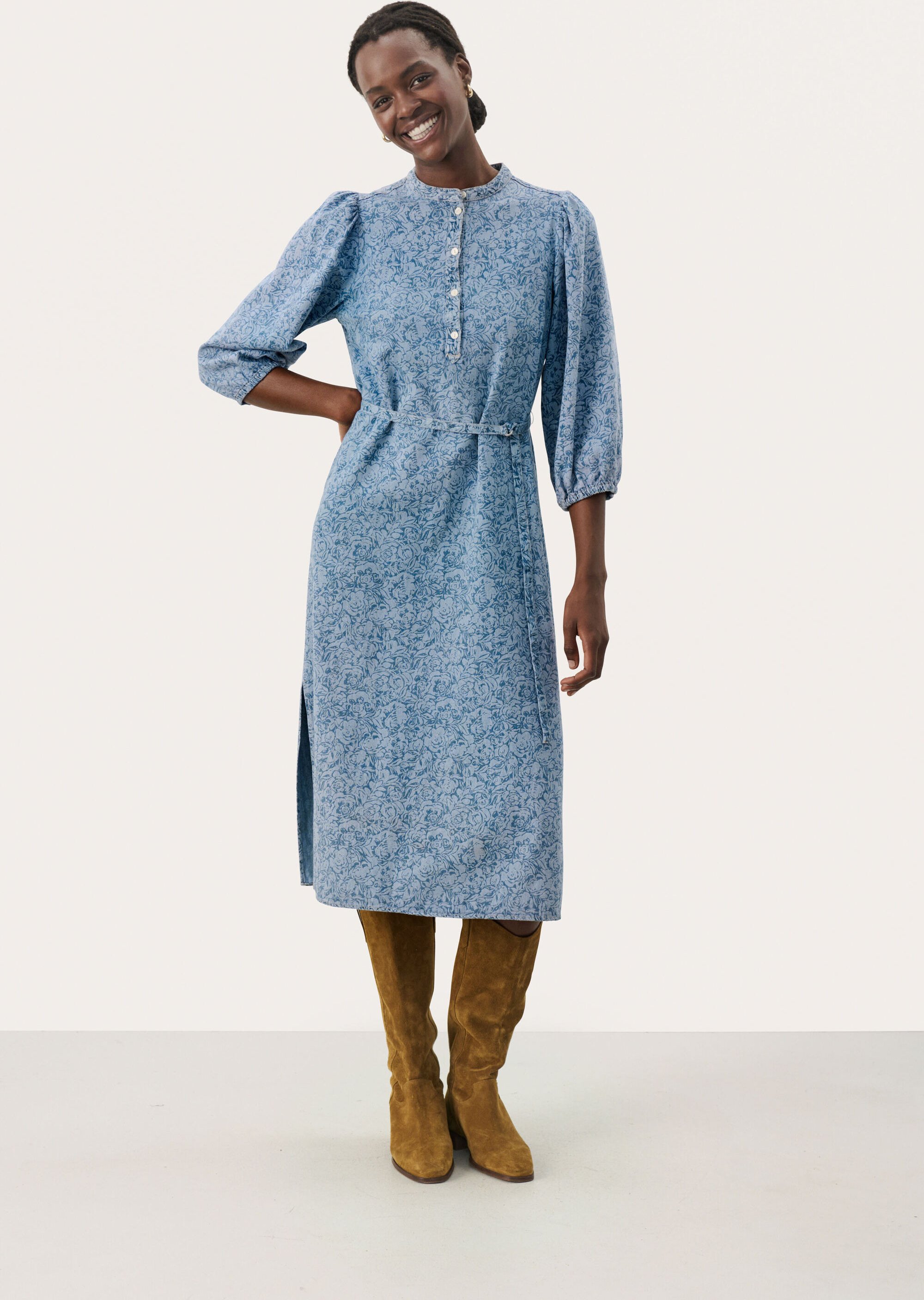 Thumbnail - Kleid Easy fit blue