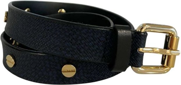 Borbonese Blau Polyvinyl Damen-Gürtel