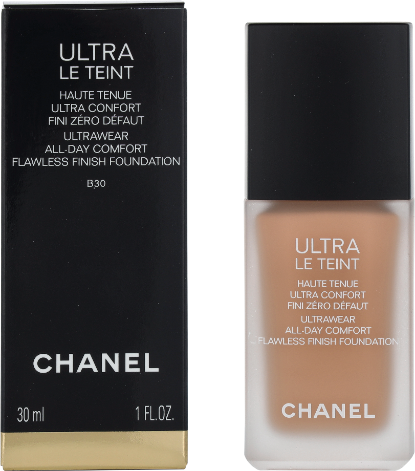 Chanel Ultra Le Teint Flawless Finish Fluid Foundation.