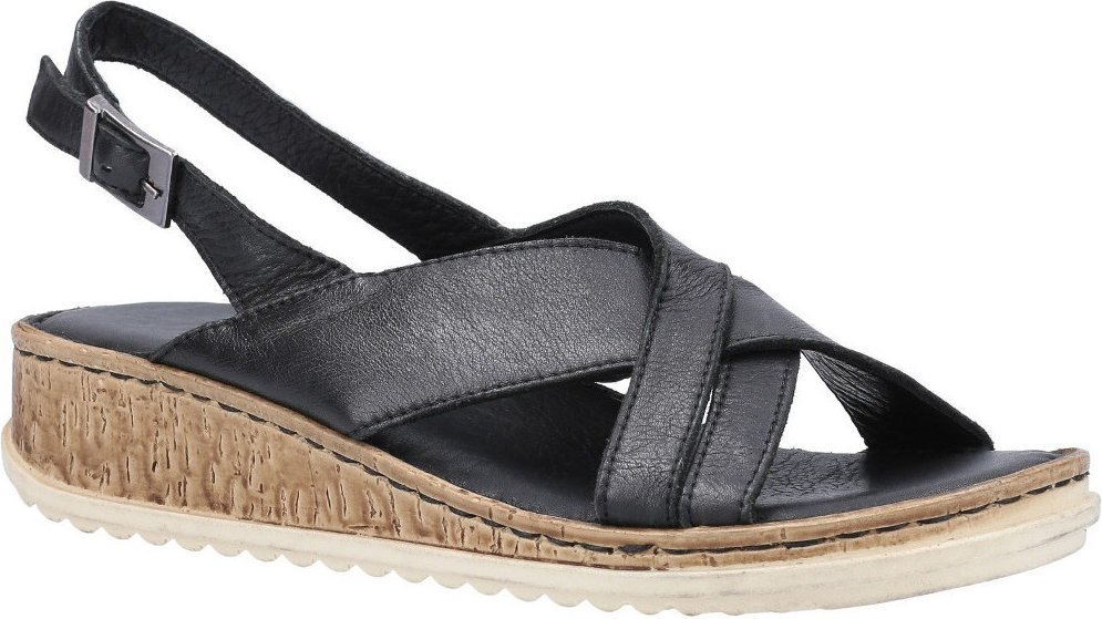 Hush Puppies Womens Elena Kreuz über Keilsandalen