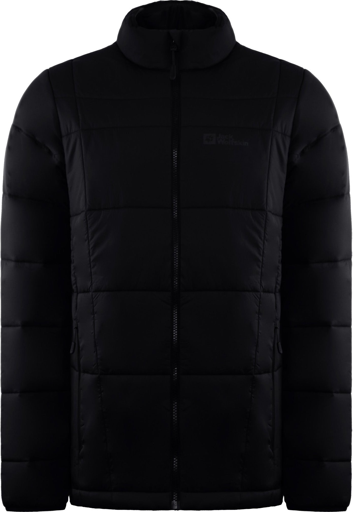 Jack Wolfskin Bergland Herren Schwarze Wattierte Jacke