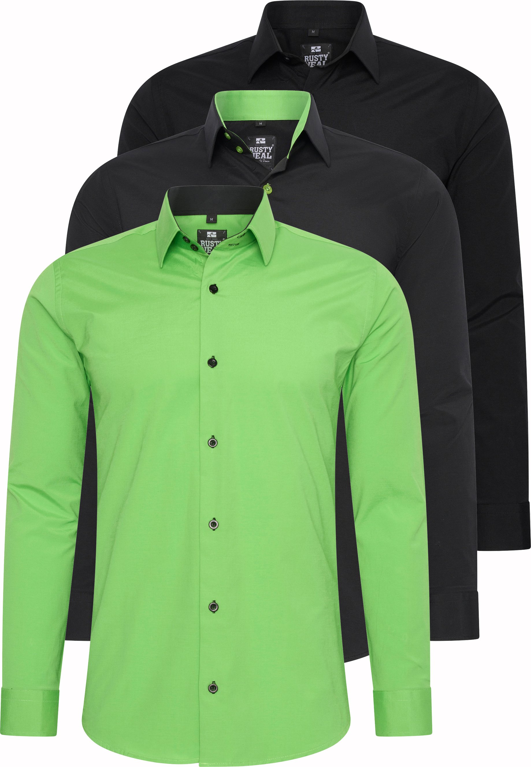 Thumbnail - 3er Set Business Hemd